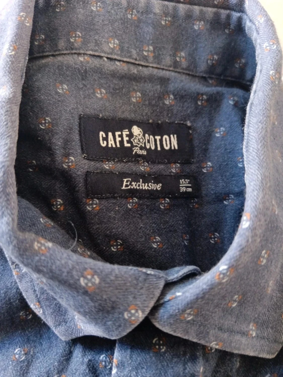 Navy blue shirt Café Coton 39 – photo 3